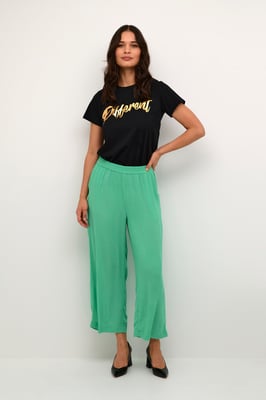 Casual Hose Loose fit Gumdrop Green