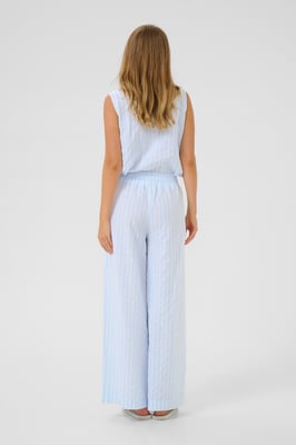 Casual Hose Loose fit Blue/White Stripe blue white