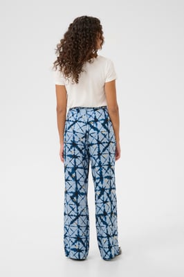 Casual Hose Relaxed fit Blue Batik blue
