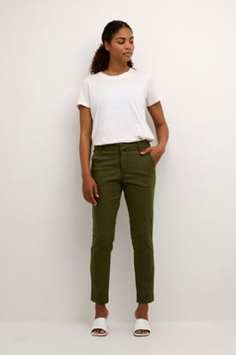 Casual Hose Regular fit Grape Leaf green