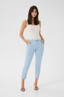 Freizeithose Regelmäßige Passform Kaschmir Blau blue