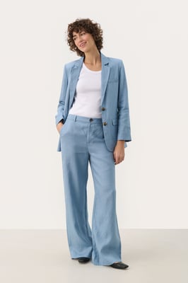 Casual Hose Classic fit Faded Denim blue