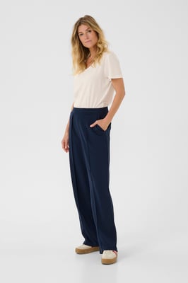 Casual Hose Navy Blazer navy blue