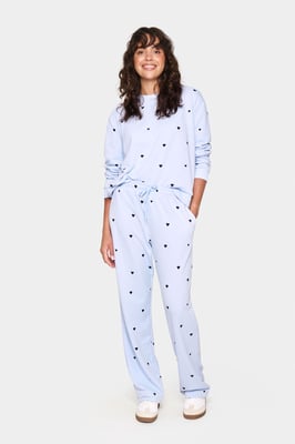 Casual Hose Gerade Passform Heather NightSky Harts blue