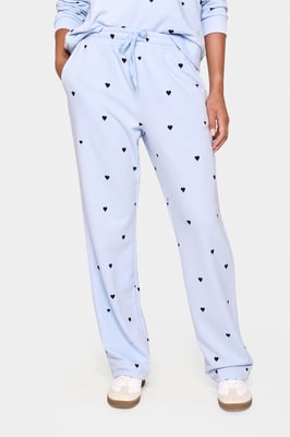 Casual Hose Gerade Passform Heather NightSky Harts blue