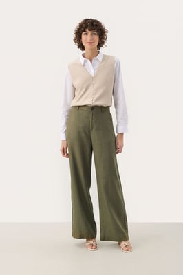 Casual Hose Classic fit Kalamata green