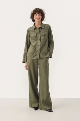 Casual Hose Classic fit Kalamata green
