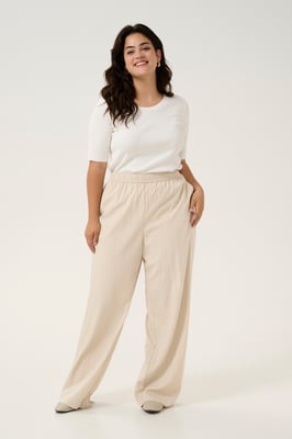 Casual Hose Loose fit Feather Gray beige