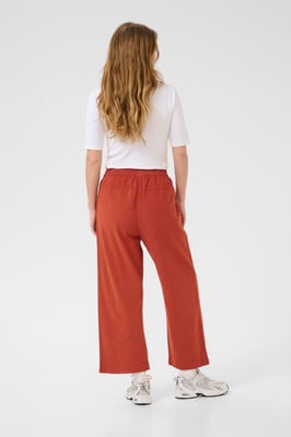 Casual Hose Loose fit Picante red