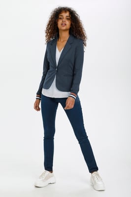 Blazer Regular fit Midnight Marine-Sierra/Chalk blue white