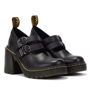 Kaufen Sie Dr. Martens Eviee Sendal Leder Damenschuhe Mit Schwarzen Absätzen