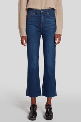 Damen Jeans Hw Slim Kick Bootcut Fit