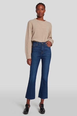 Damen Jeans Hw Slim Kick Bootcut Fit