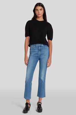 Damen Jeans Hw Slim Kick Bootcut Fit