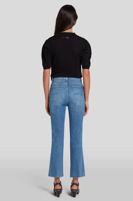 Damen Jeans Hw Slim Kick Bootcut Fit