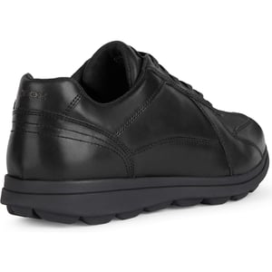 Geox U SPHERICA EC12 Leder Rindsleder Vollnarben Herren Schwarz Sportschuhe