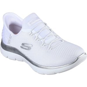 Skechers Summits Diamond Dream Textil Damen Weiß/Silber Sneaker