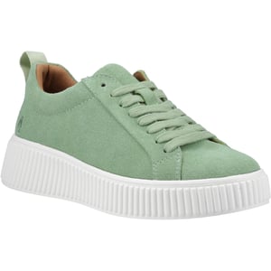 Hush Puppies Harlow Wildleder Damen Sneaker in Grün