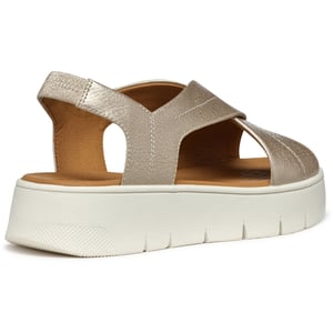 Geox D DANDRA 40 Synthetische Polyurethan Damen Sandalen in Hellgold