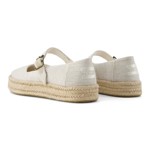 TOMS Carolina Mary Jane Nylon Damen Espadrilles aus Naturmaterialien