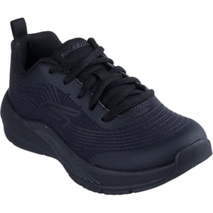Skechers Microspec Advance Textil Mädchen schwarze Sneakers
