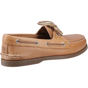 Sperry Authentische 2-Augen Leder Herren Bootsschuhe in Nussbaum