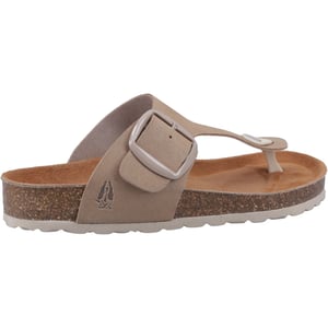 Hush Puppies Billie Wildleder Damen Sandalen in Taupe