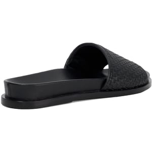 Dune Lilas Damen schwarze Sandalen