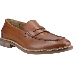 Hush Puppies Benedict Leder Herren Tan Slipper