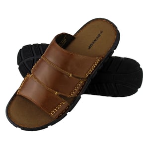 Herren Sommer Strand Leder Slipper
