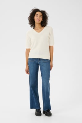 Strickpullover Regular fit white