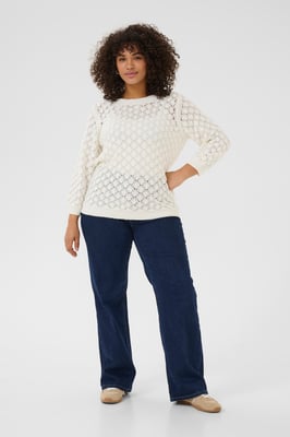 Strickpullover Regular fit white