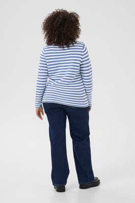 Strickpullover Regular fit blue white