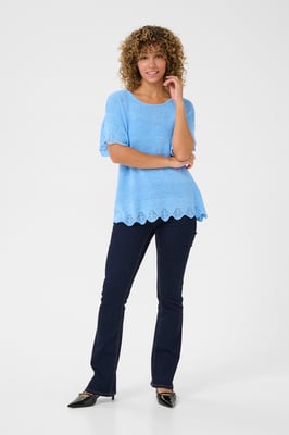 Strickpullover Straight fit blue