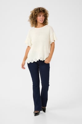 Strickpullover Straight fit white