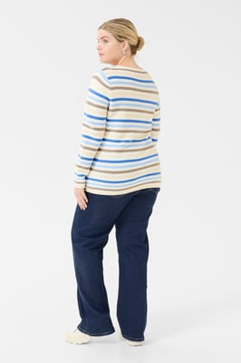 Strickpullover Regular fit blue white