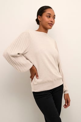 Strickpullover Normaler Schnitt sand