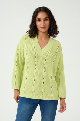 Strickpullover Loose fit green