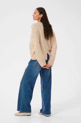 Strickpullover Baggy fit cream