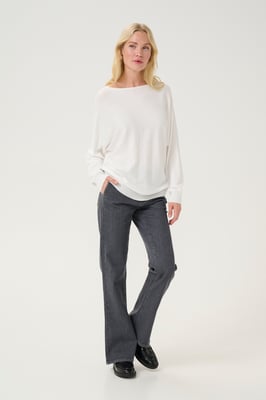 Strickpullover Oversize fit white