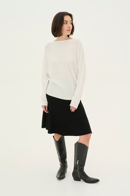 Strickpullover Oversize fit white