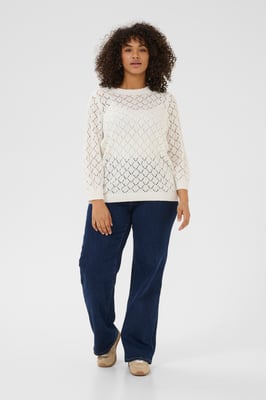 Strickpullover Regular fit white