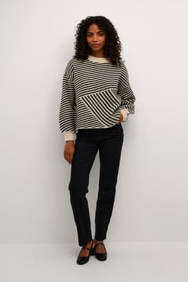 Strickpullover Baggy fit cream