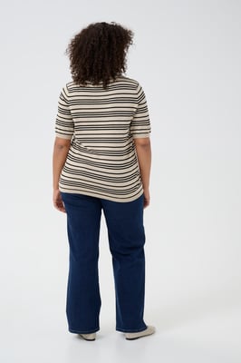 Strickpullover Regular fit black offwhite
