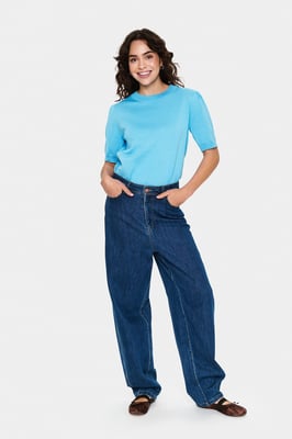 Strickpullover Classic fit blue