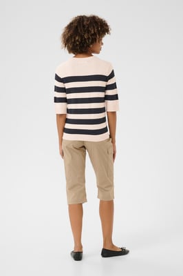 Strickpullover Relaxed fit blue white