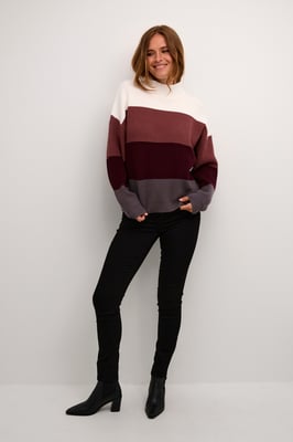 Strickpullover Oversize fit wine
