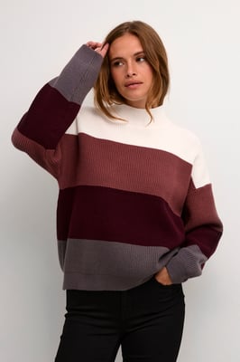Strickpullover Oversize fit wine