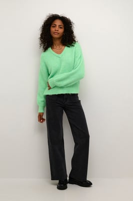Strickpullover Loose fit light green