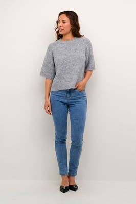 Strickpullover Lockere Passform grey